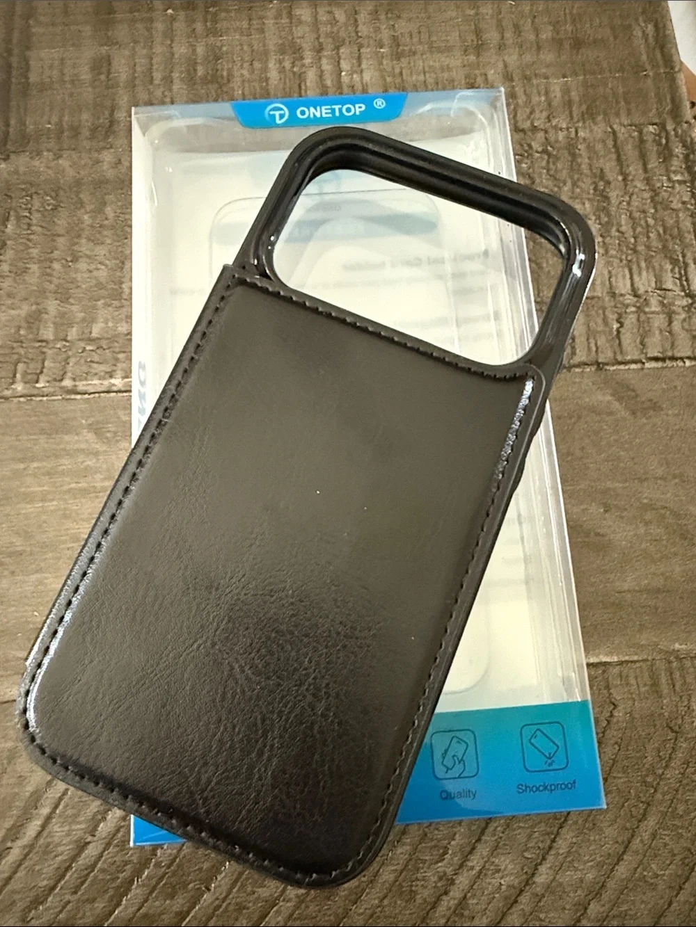 iPhone 17 Pro Wallet Case - Leather Phone Sleeve Case with Card Holder - NIB